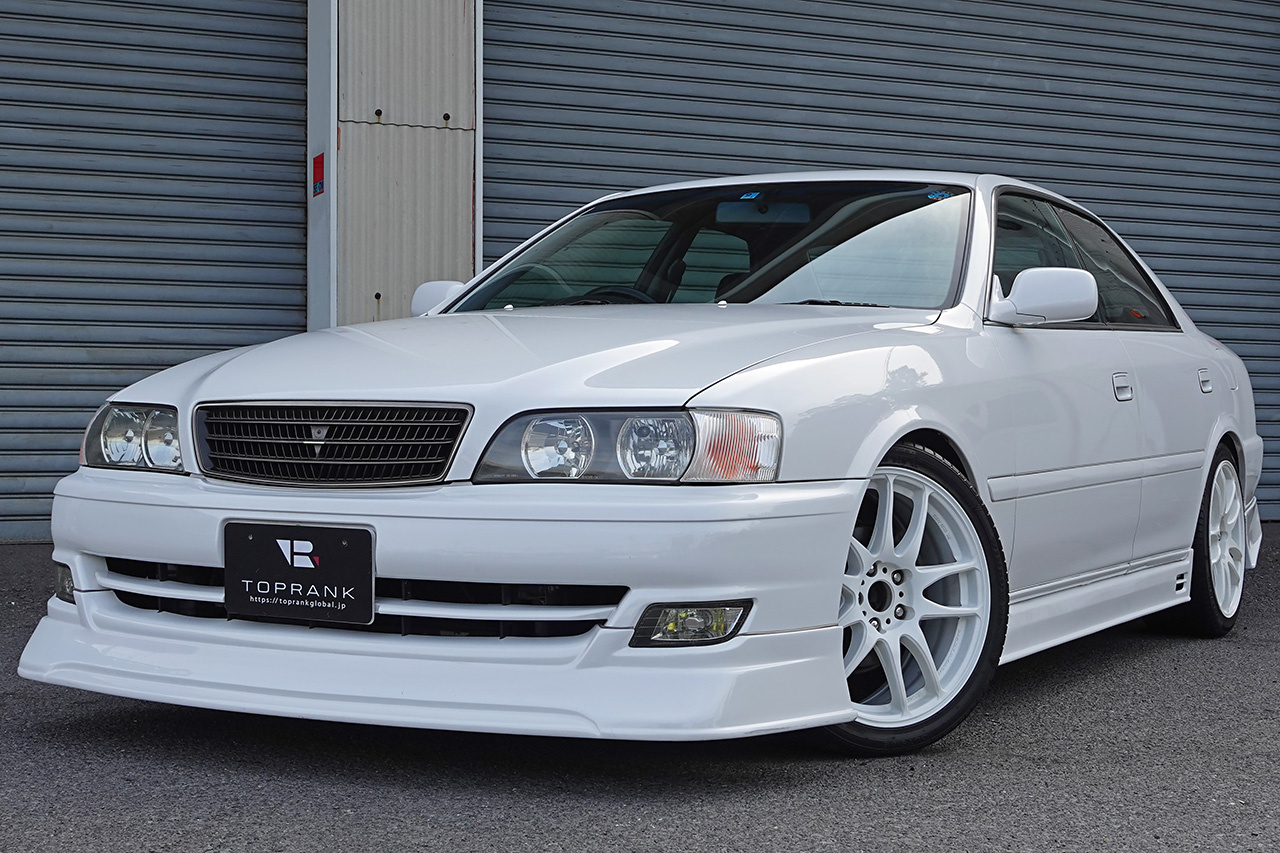 1998 Toyota CHASER JZX100 TOURER S, WORK Wheels 17 In, Aftermarket Aero