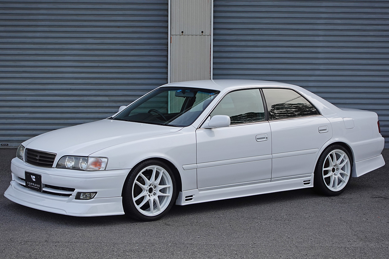 1998 Toyota CHASER JZX100 TOURER S, WORK Wheels 17 In, Aftermarket Aero