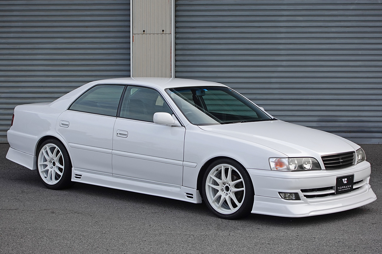 1998 Toyota CHASER JZX100 TOURER S, WORK Wheels 17 In, Aftermarket Aero