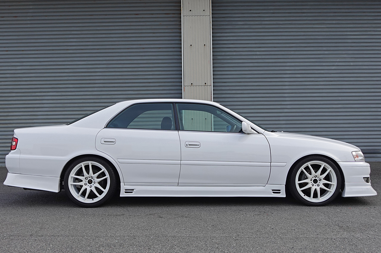 1998 Toyota CHASER JZX100 TOURER S, WORK Wheels 17 In, Aftermarket Aero