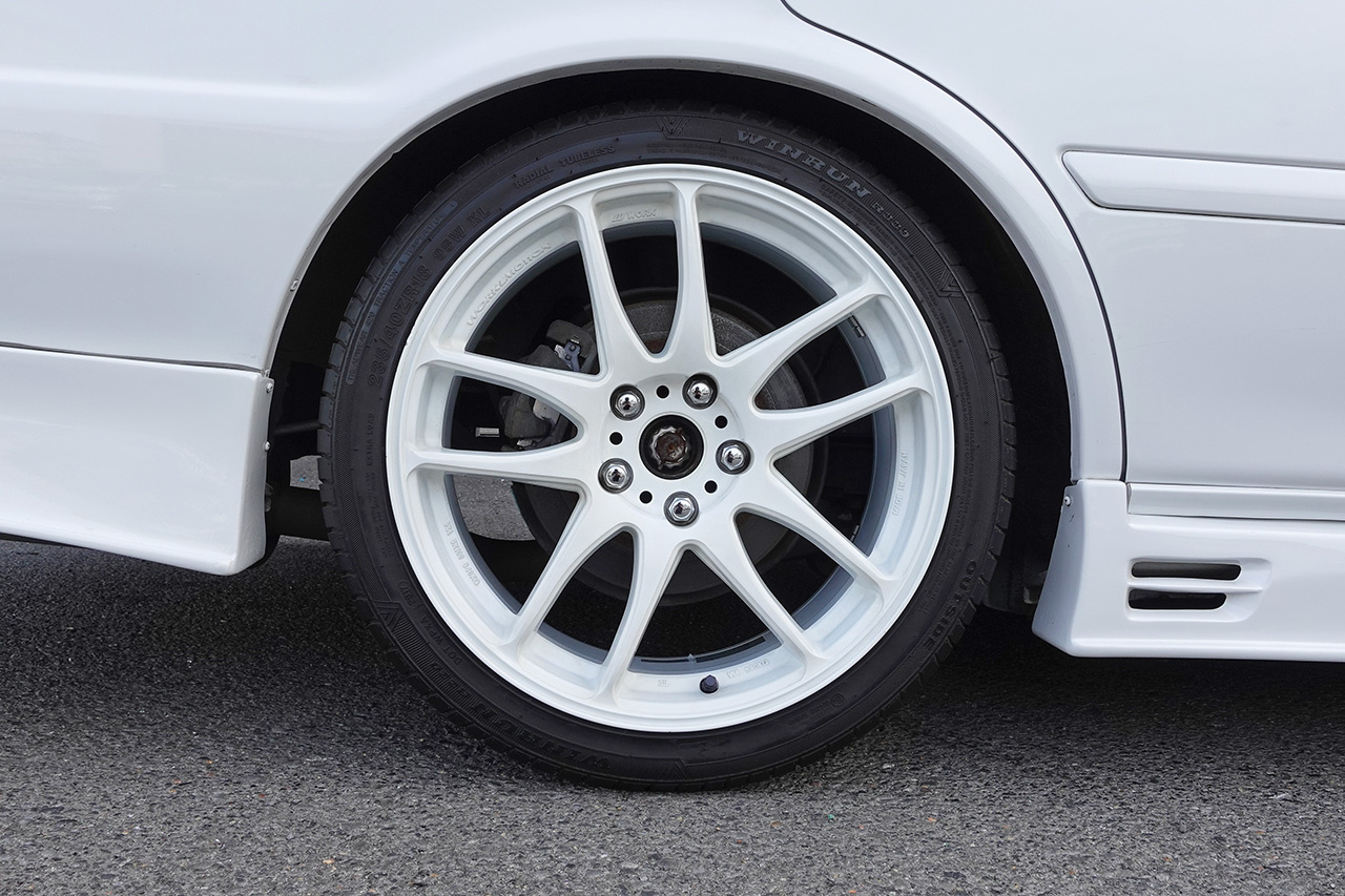 1998 Toyota CHASER JZX100 TOURER S, WORK Wheels 17 In, Aftermarket Aero