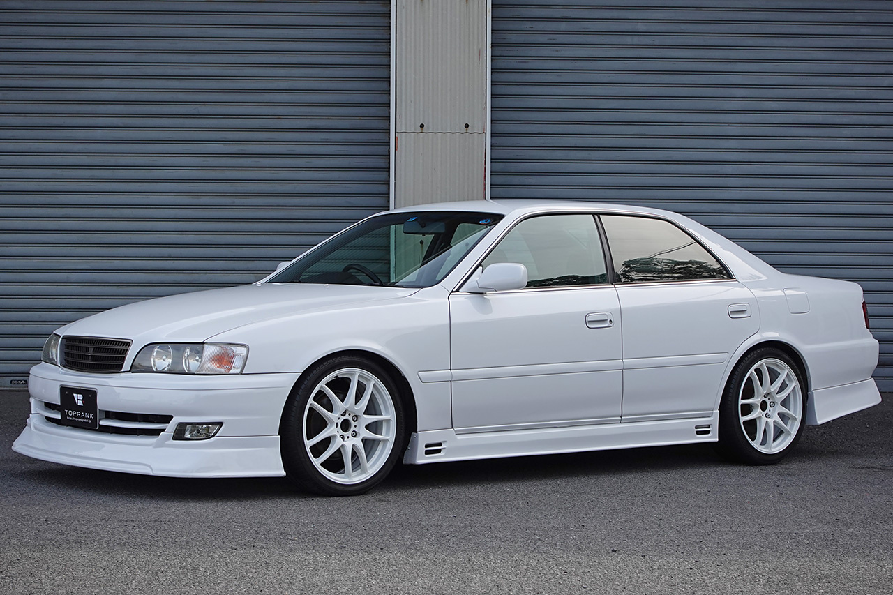 1998 Toyota CHASER JZX100 TOURER S, WORK Wheels 17 In, Aftermarket Aero