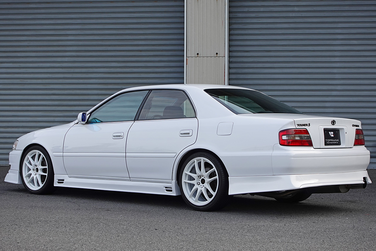 1998 Toyota CHASER JZX100 TOURER S, WORK Wheels 17 In, Aftermarket Aero
