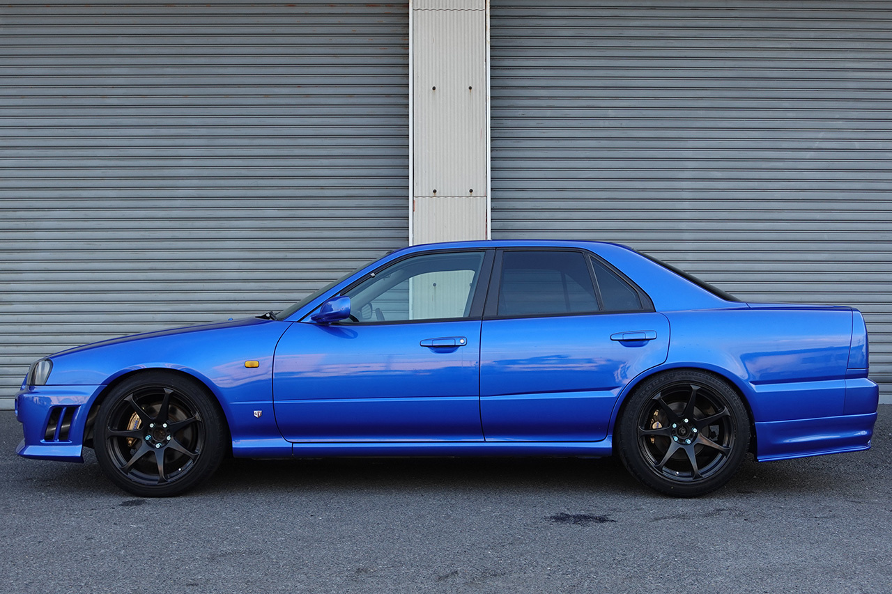 1999 Nissan SKYLINE R34 25GT-T SEDAN, 98 Model, GReddy Intercooler, HKS Silent Hi-Power Muffler