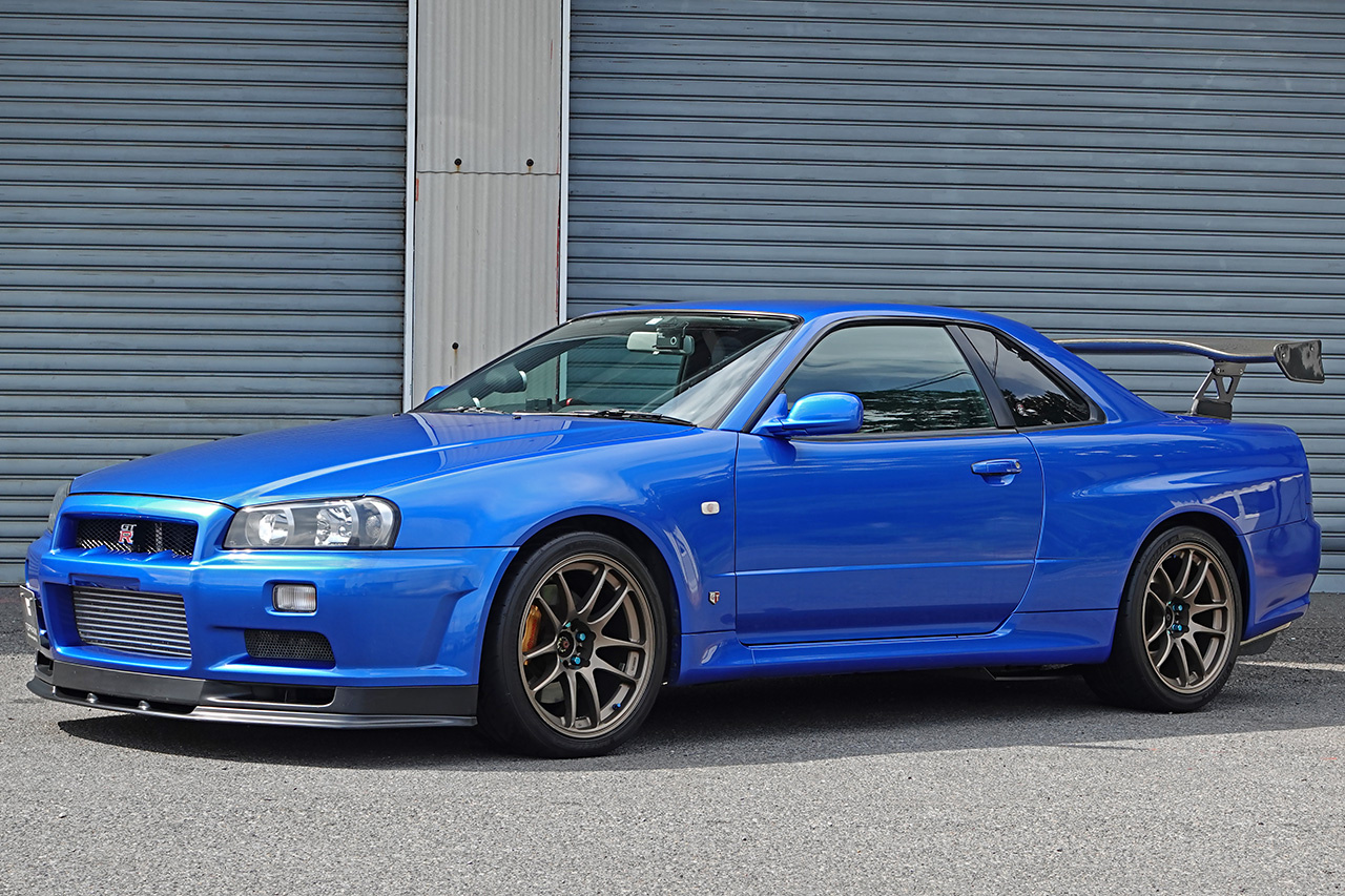 2000 Nissan SKYLINE GT-R BNR34 R34 GT-R, LOW MILEAGE, HKS Upgraded Turbos, Aftermarket 3D GT Wing