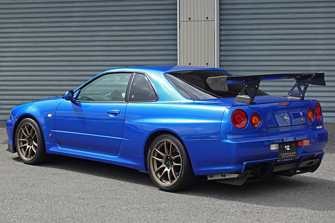 2000 Nissan SKYLINE GT-R BNR34 R34 GT-R, LOW MILEAGE, HKS Upgraded Turbos, Aftermarket 3D GT Wing