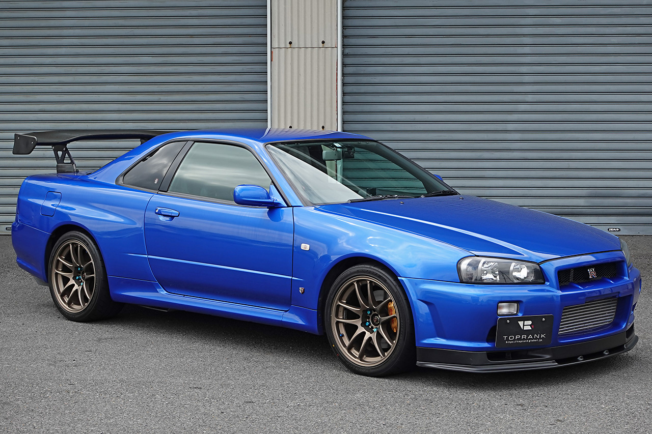 2000 Nissan SKYLINE GT-R BNR34 R34 GT-R, LOW MILEAGE, HKS Upgraded Turbos, Aftermarket 3D GT Wing