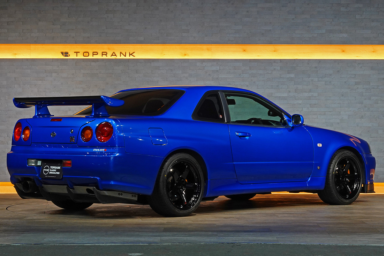 2000 Nissan SKYLINE GT-R BNR34 R34 GT-R, LOW MILEAGE, HKS Upgraded Turbos, NISMO LM-GT4 18 Inch Wheels, APM Rear Wing
