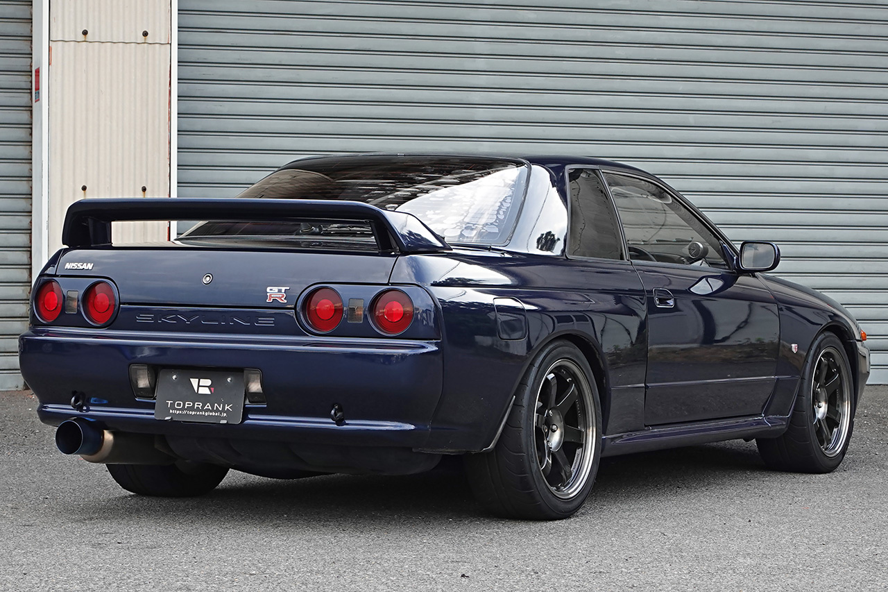 1990 Nissan SKYLINE GT-R BNR32 R32 GT-R, TH1 Dark Blue Pearl, RAYS Volk Racing TE37SL 17inch Wheels