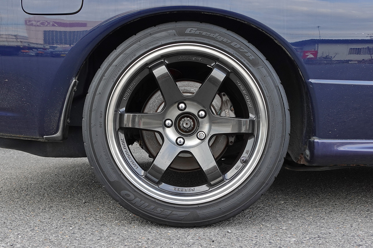 1990 Nissan SKYLINE GT-R BNR32 R32 GT-R, TH1 Dark Blue Pearl, RAYS Volk Racing TE37SL 17inch Wheels