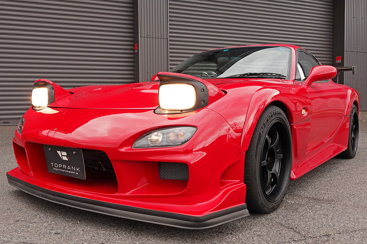 2001 Mazda RX-7 FD3S RX-7 Type RB, Mazdaspeed Type 15  Side Aero, RE-Amemiya GT Wing, Fujitsubo Legalis-R Muffler