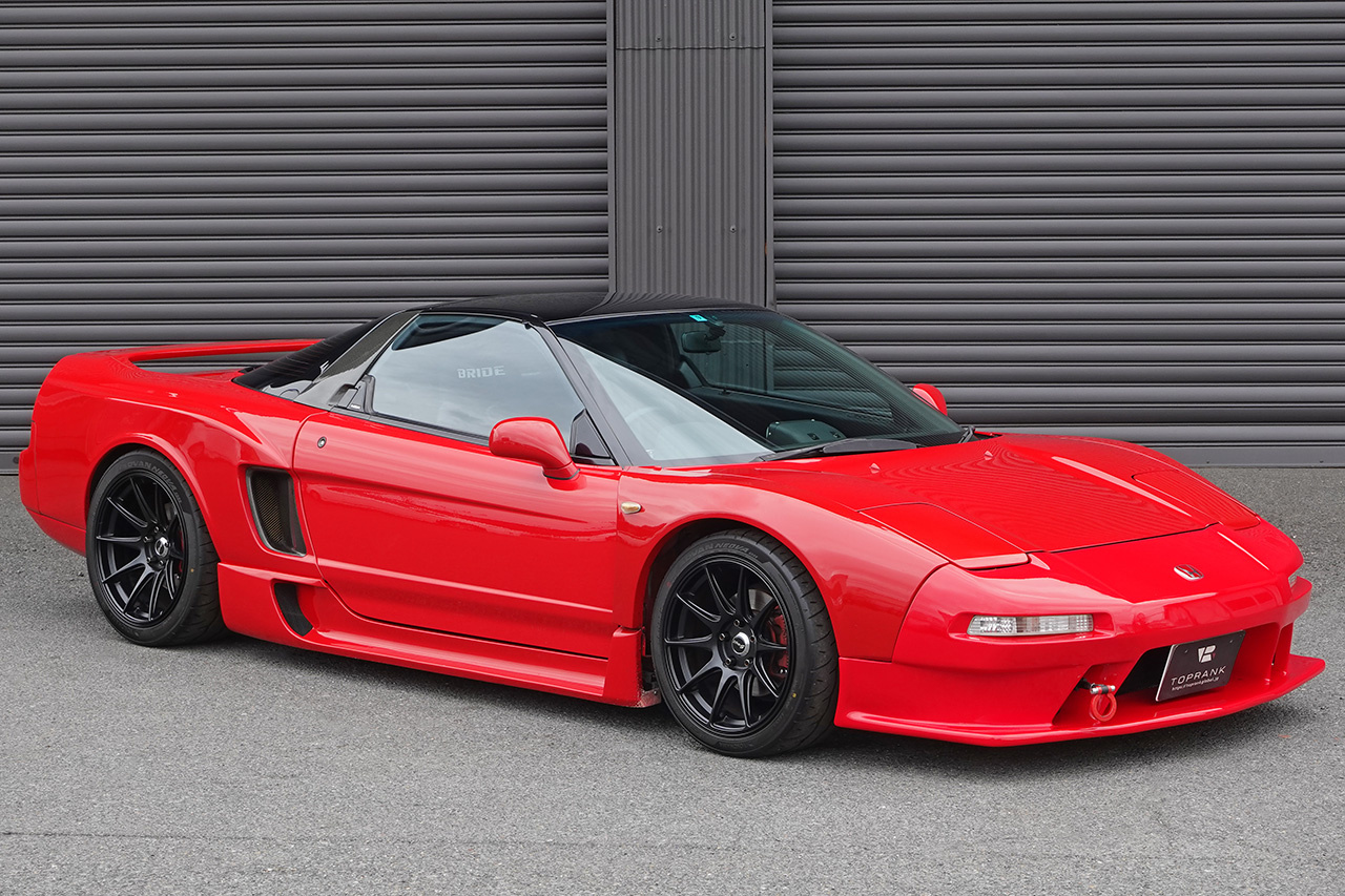 1991 Honda NSX NA1 NSX, Aftermarket Overfenders, GT-ONE Muffler, Argosta Height Adjustable Coilovers