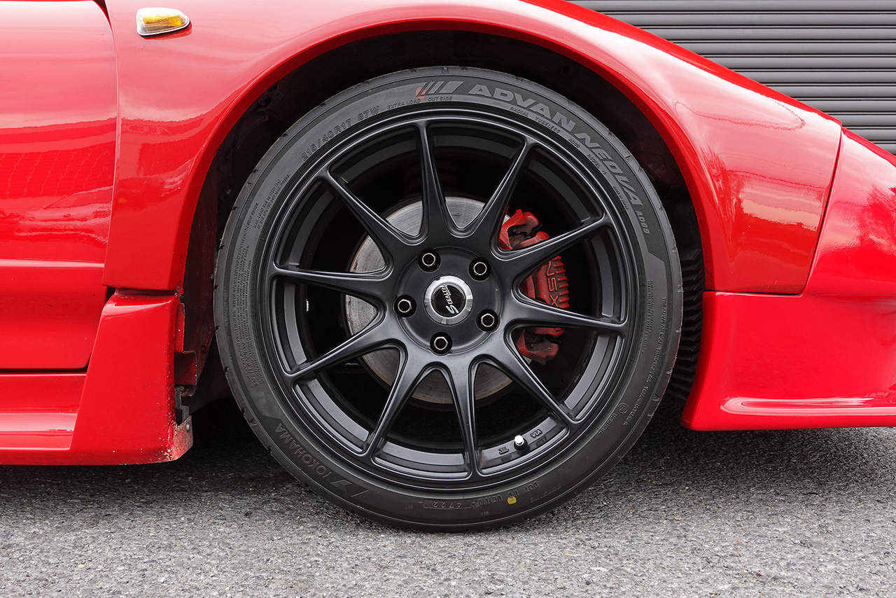 1991 Honda NSX NA1 NSX, Aftermarket Overfenders, GT-ONE Muffler, Argosta Height Adjustable Coilovers