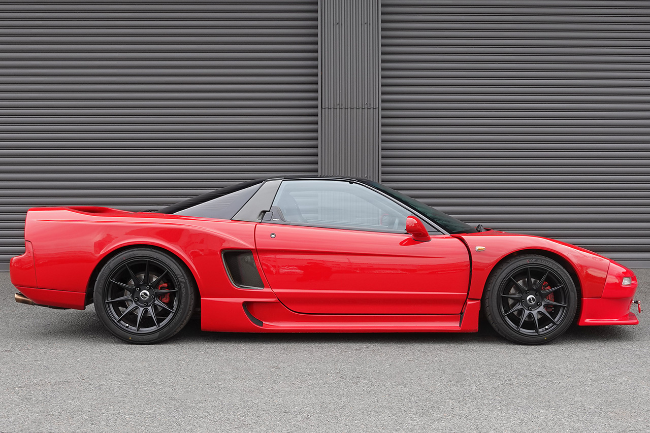 1991 Honda NSX NA1 NSX, Aftermarket Overfenders, GT-ONE Muffler, Argosta Height Adjustable Coilovers