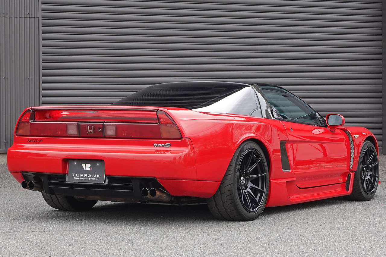 1991 Honda NSX NA1 NSX, Aftermarket Overfenders, GT-ONE Muffler, Argosta Height Adjustable Coilovers