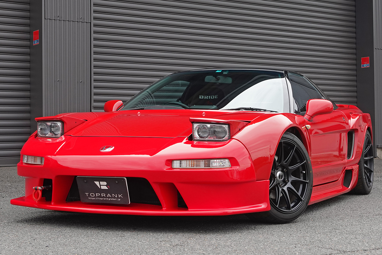 1991 Honda NSX NA1 NSX, Aftermarket Overfenders, GT-ONE Muffler, Argosta Height Adjustable Coilovers