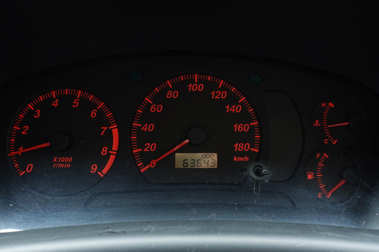 2000 Mitsubishi LANCER EVOLUTION CP9A LANCER GSR EVOLUTION VI Tommi Mäkinen Edition, OEM TME Edition Style Decals, Defi Gauges